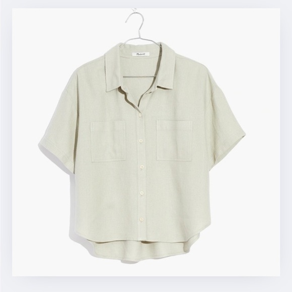 Madewell Tops - Madewell Breezewoven Cropped Beachside Top – Size M